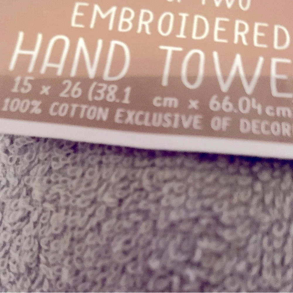 Hand Towel Cat Dog lover Cream white Brown Nice Gift for Animal lover NWT